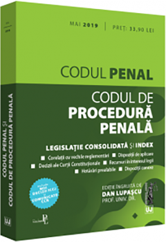 Codul penal si Codul de procedura penala mai 2019
