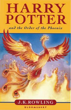 Coperta cărții Harry Potter and the Order of the Phoenix