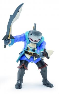 Figurina - Rechin mutant cu jacheta albastra