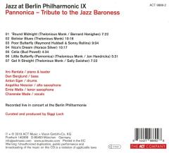 Jazz at Berlin Philharmonic IX: Pannonica