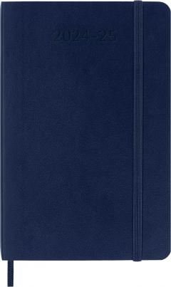 Agenda 2024/2025 - 18 Months Weekly Planner - Soft Cover, Pocket - Sapphire Blue
