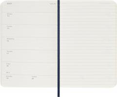 Agenda 2024/2025 - 18 Months Weekly Planner - Soft Cover, Pocket - Sapphire Blue