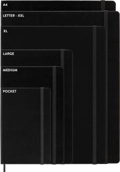 Agenda 2024/2025 - 18 Months Weekly Planner - Hard Cover, Pocket - Black