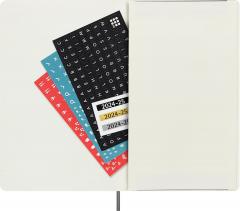 Agenda 2024/2025 - 18 Months Daily Planner - Soft Cover, Large - Black