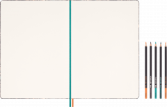 Set caiet de schite si creioane - Year of the Dragon Gift Set by Zeng Fanzhi