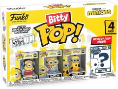 Set 4 figurine - Bitty Pop! Minions: Roller Skating Stuart