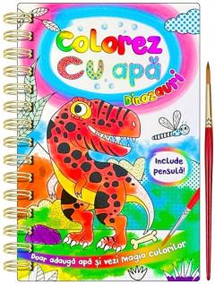 Colorez cu apa - Dinozauri