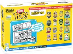 Set 4 figurine - Pop! Minions: Eye Matie, Cro-Minion, Au Naturel, & Mystery Chase Figure