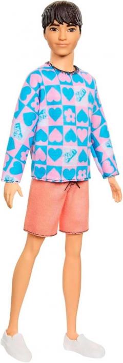 Papusa - Barbie Fashionistas - Baiat cu bluza cu inimioare