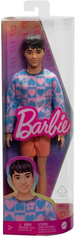 Papusa - Barbie Fashionistas - Baiat cu bluza cu inimioare