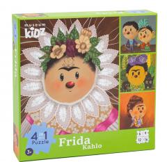 Puzzle 4 in 1 43 piese - Museum Kidz - Frida Kahlo