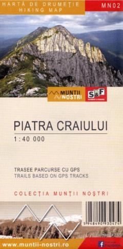 Harta de drumetie - Muntii Piatra Craiului MN02