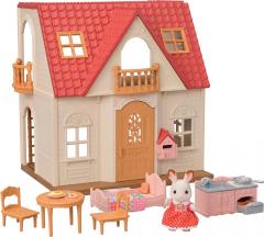 Puzzle 3D - Sylvanian Families - Casa Cosy - Acoperis rosu