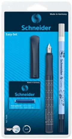 Set stilou, pic si rezerve - Easy Pen - Bleumarin