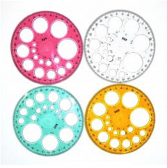 Sablon cercuri - Transparent - Mai multe culori - Pret pe bucata