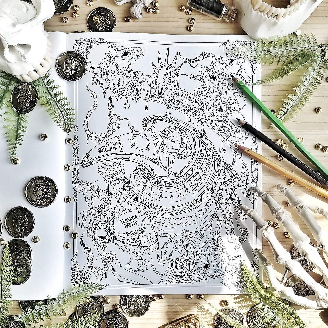 Dark Art A Horror Colouring Book Francois Gautier