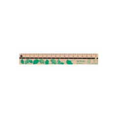 Rigla din lemn - Greenline 17 cm - Doua modele