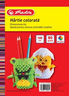 Hartie colorata A4 - 10 culori