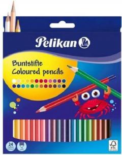 Set 24 creioane colorate - Pelikan