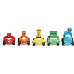 Set educativ - Number Blocks - Mini Vehicles