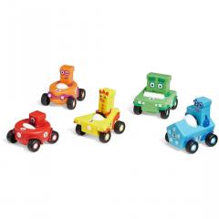 Set educativ - Number Blocks - Mini Vehicles