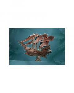 Puzzle 3D - Corabie pirat - Aventurile maritime ale lui sparrow, mov, 518 piese