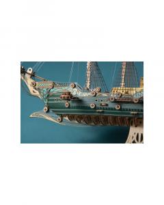 Puzzle 3D - Corabie pirat - Aventurile maritime ale lui sparrow, mov, 518 piese