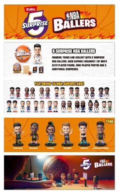 Figurina - 5 Surprise - NBA Ballers Mini Brands, S1