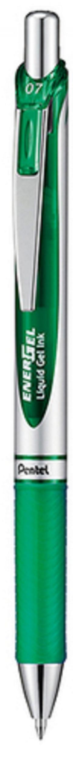 Roller cu gel - Pentel EnerGel, 0.7 mm - Verde