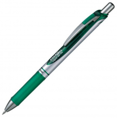 Roller cu gel - Pentel EnerGel, 0.7 mm - Verde
