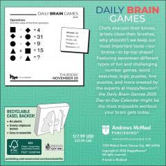 Calendar de birou 2025 - Daily Brain Games