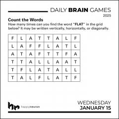 Calendar de birou 2025 - Daily Brain Games