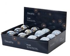 Ornament brad - Glass Clear Swirl - doua culori