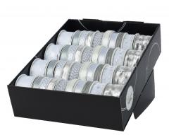 Panglica decorativa - Silver Star - mai multe modele