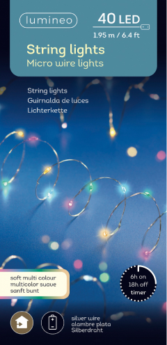 Ghirlanda de luminite - LED Stringlights Multicolored