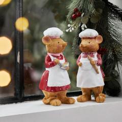 Figurina decorativa - Cooking Mouse - doua modele