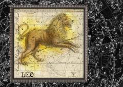 Carte postala - Sign Constellation - Leu