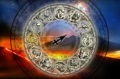 Set 12 carti postale - Zodiac Wheel