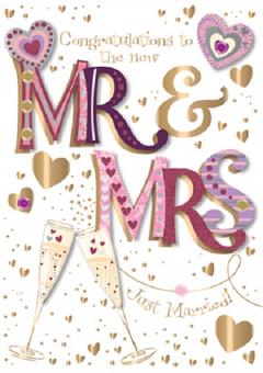 Felicitare - Wedding - New Mr and Mrs