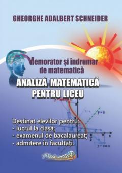 Memorator si indrumar de matematica - Analiza matematica pentru liceu