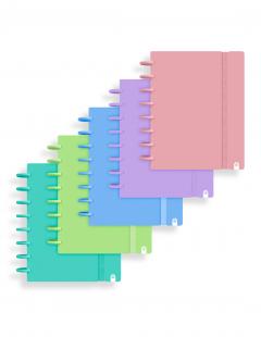 Caiet A4 - Ingeniox - Pastel - Mai multe culori - Pret pe bucata