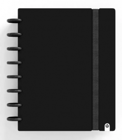 Carnet - Ingeniox - Intense colours, A5 Lined - Black