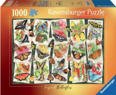 Puzzle 1000 piese - Tropical butterflies