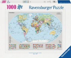 Puzzle 1000 piese - Political Map of the World