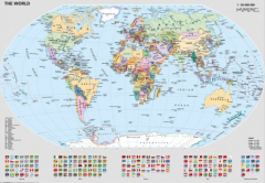 Puzzle 1000 piese - Political Map of the World