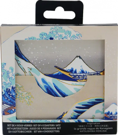 Set 4 Coastere - The Great Wave Off Kanagawa 