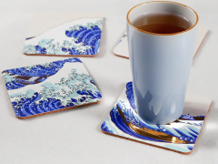 Set 4 Coastere - The Great Wave Off Kanagawa 