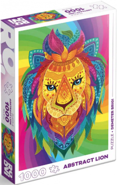 Puzzle 1000 piese - Abstract Lion