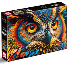 Puzzle 1000 piese - Colorful Owl