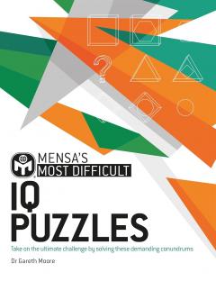 Coperta cărții Mensa's Most Difficult IQ Puzzles